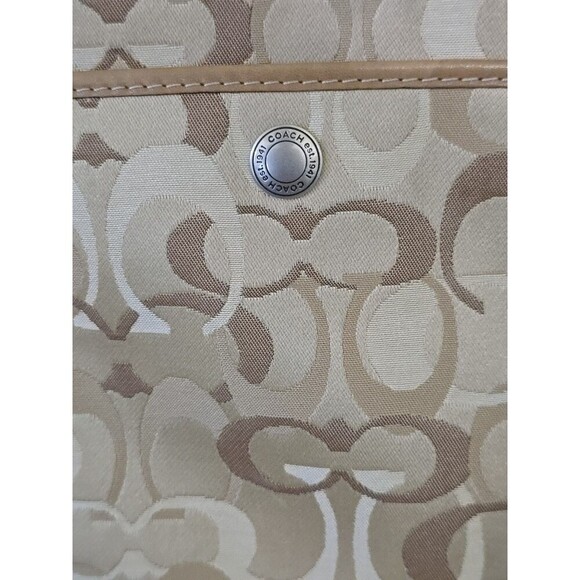 Coach Brown Optic Signature Shoulder Swing Bag Crossbody DO6Q 10148 Suade - Picture 10 of 11